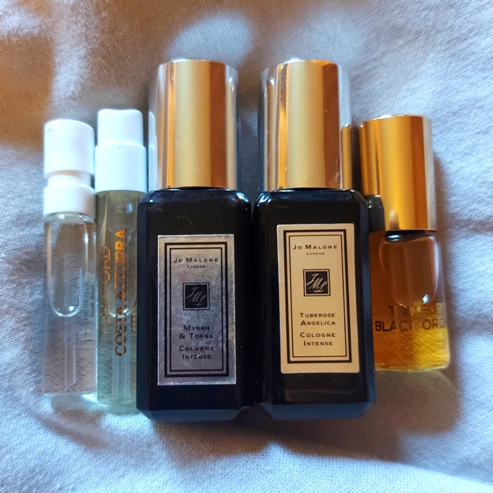 Jo Malone, Tom Ford, and Clean Reserve fragrance bundle